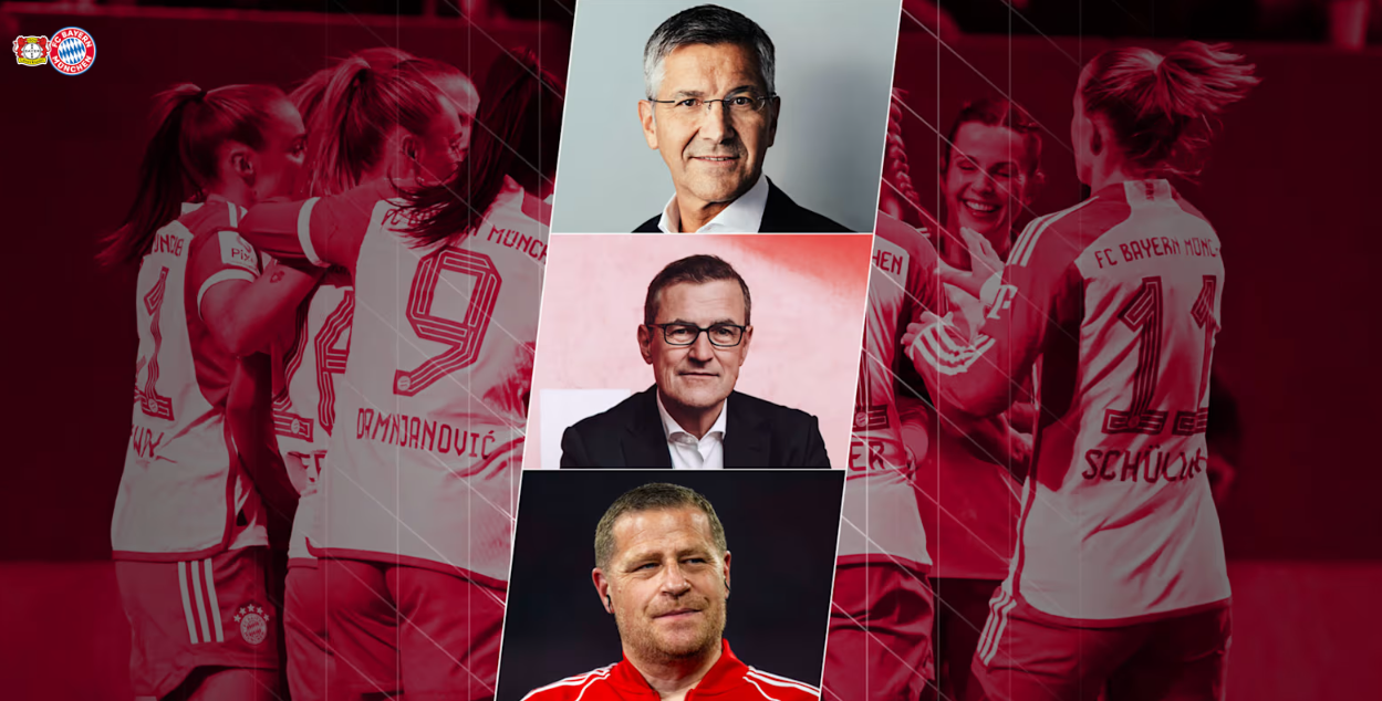 Le board félicite les joueuses du Bayern pour leur titre national